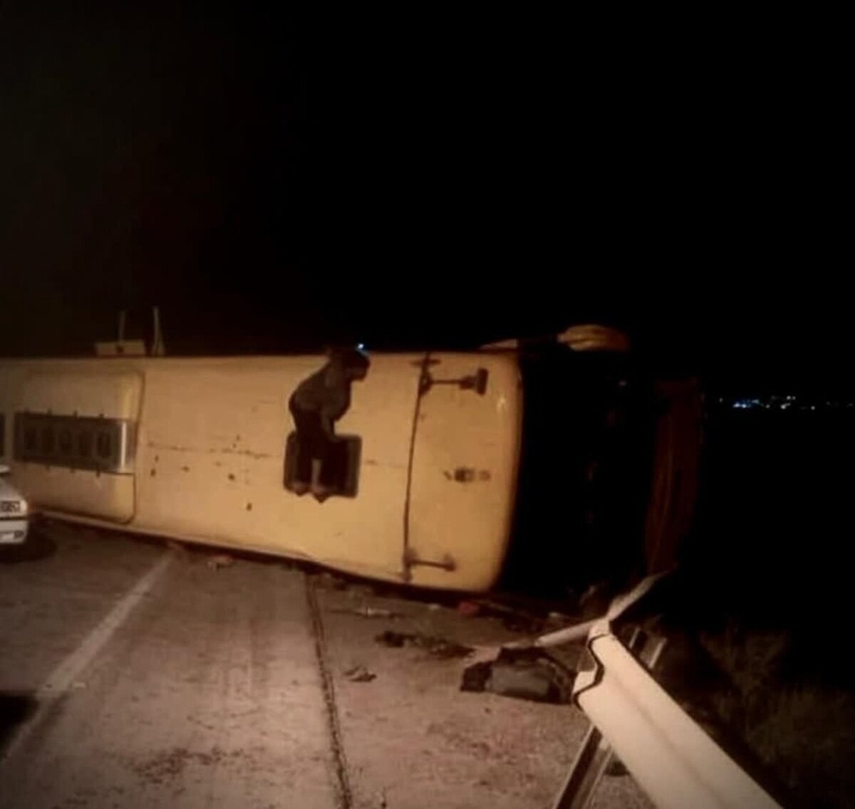 اتوبوس اتباع افغان در کرمان چپ کرد