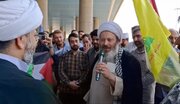 روحانی پرحاشیه به ایران بازگشت/ استقبال از قاسمیان با حلقه گل +تصاویر