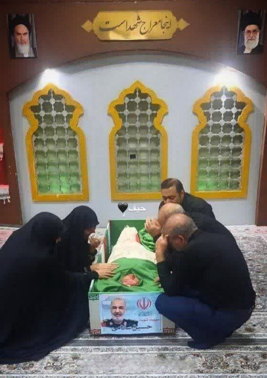عکس پیکر سردار شهید حسین سلامی منتشر شد