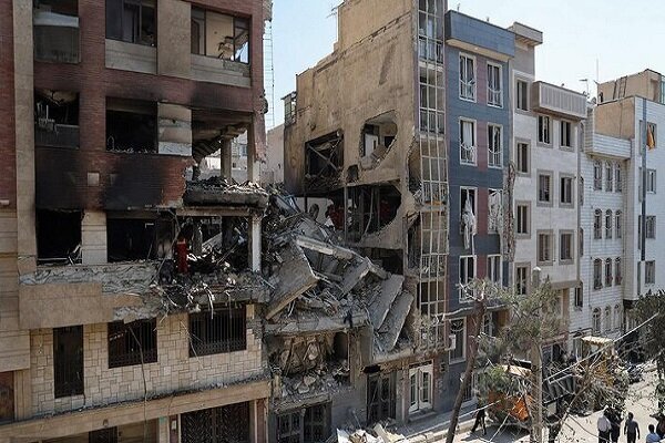 آثار حمله وحشیانه اسرائیل به مردم ایران در مقابل دیدگان سفرای کشورهای مختلف +عکس