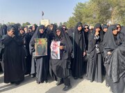 اولین تصاویر از مراسم تدفین سردار حاجی‌زاده را ببینید