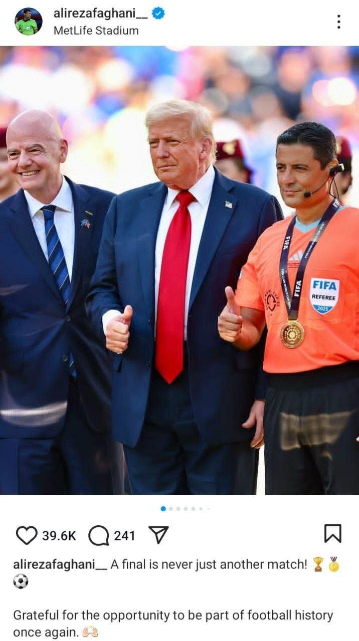 دیدار فغانی و ترامپ؛ نادیدهگرفتن خون شهدا یا رفتار حرفهای؟ +ویدیو