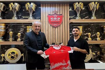 بازین جوان پرسپولیس ۴ ساله تمدید کرد +عکس