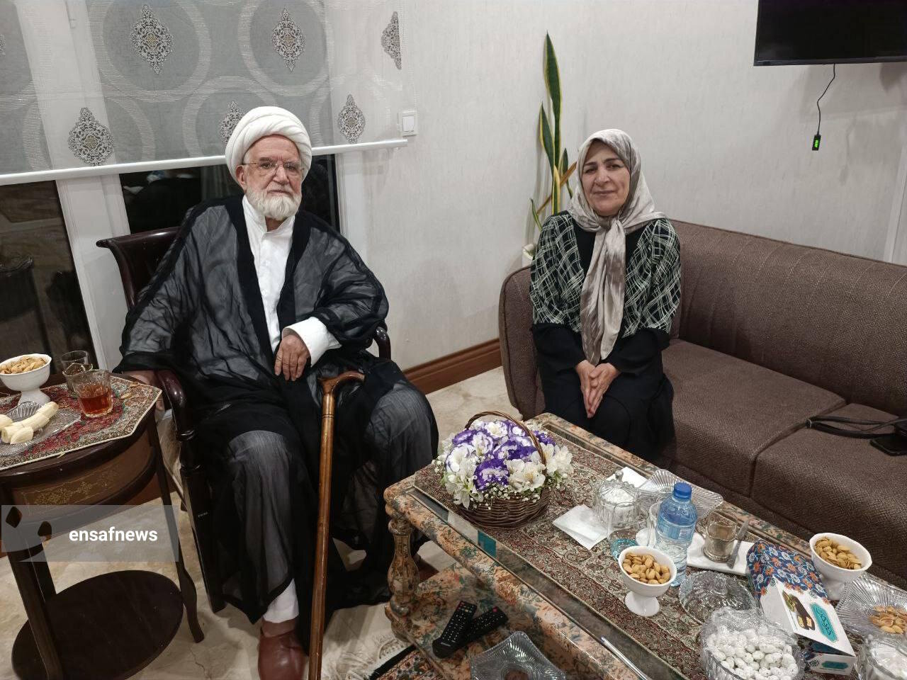 در دیدار مهدی کروبی و همسر تاجزاده چه گذشت؟