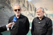 پزشکیان: طرح انتقال آب از سد طالقان برای حل بحران آب تهران در حال اجراست