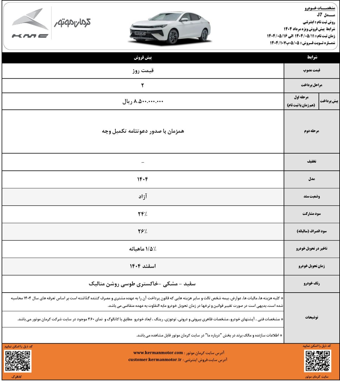 پیش فروش ۲ خودرو از هفته آینده آغاز می‌شود +قیمت
