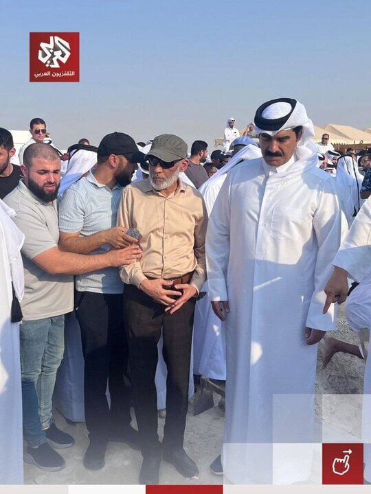 رهبران ارشد حماس پس از حمله اسرائیل به خیابان آمدند +عکس