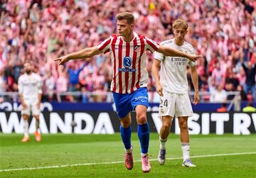 پیروزی پرگل اتلتیکومادرید مقابل رئال‌مادرید؛ سیمئونه ترمز آلونسو را کشید