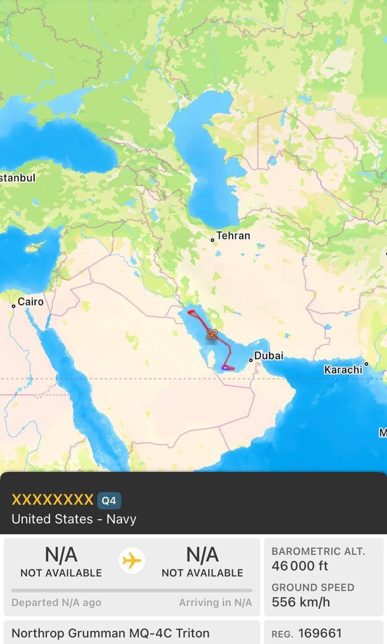 پهپاد جاسوسی آمریکا برای رصد ایران به پرواز درآمد +عکس
