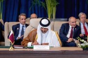 امیر قطر: منتظر تعهد همه طرف‌ها نسبت به تفاهمات اجلاس شرم الشیخ هستیم