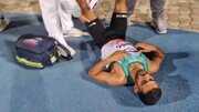 حال ورزشکار طلایی ایران در عربستان بعد از مسابقه به‌هم خورد +ویدیو