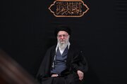 تصاویری از دومین شب مراسم عزاداری فاطمیه حضور رهبر انقلاب