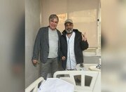 اولین پیام رضا عطاران از بیمارستان برای هوادارانش +عکس