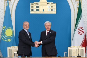 بیانیه مشترک روسای جمهور ایران و قزاقستان: حجم مبادلات به ۳ میلیاد دلار باید برسد