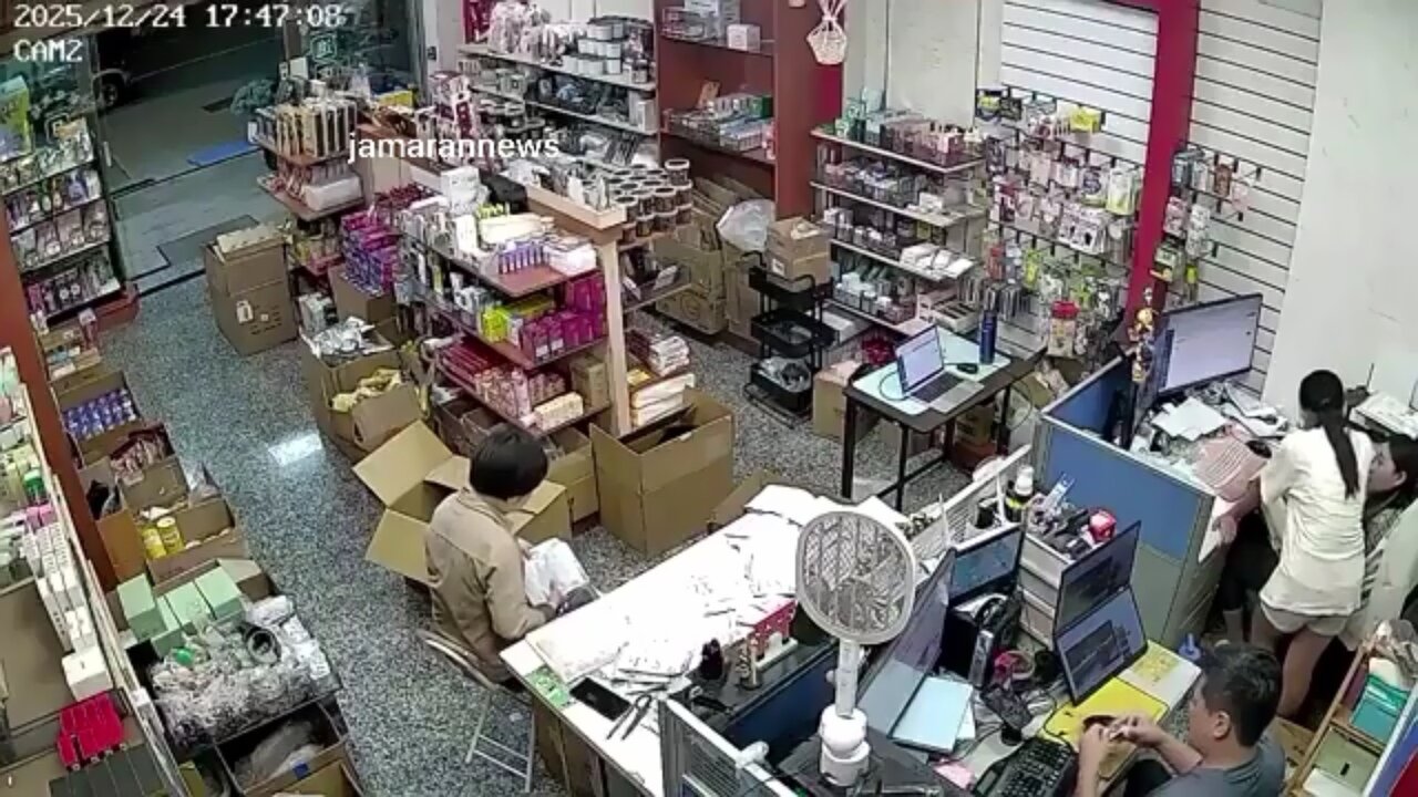 ویدیویی از لحظه وقوع زلزله وحشتناک از در تایوان را ببینید