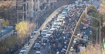 گزارش جدید صداوسیما از مردم معترض تهران +ویدیو