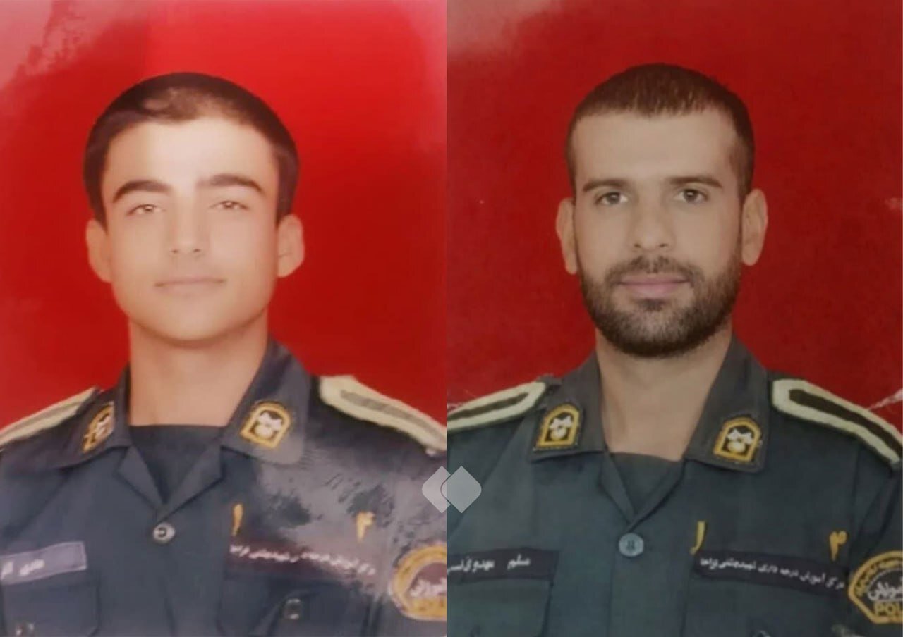 انتشار تصاویر ۲ مامور پلیسی که امروز در لردگان به شهادت رسیدند