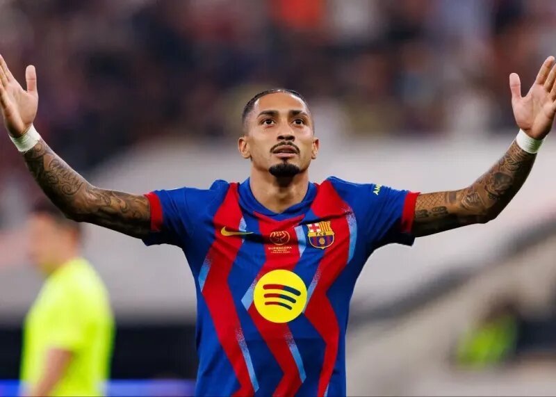 قهرمانی بارسلونا در سوپرکاپ با پیروزی در ال‌‎کلاسیکو؛ رافینیا رئال را نابود کرد