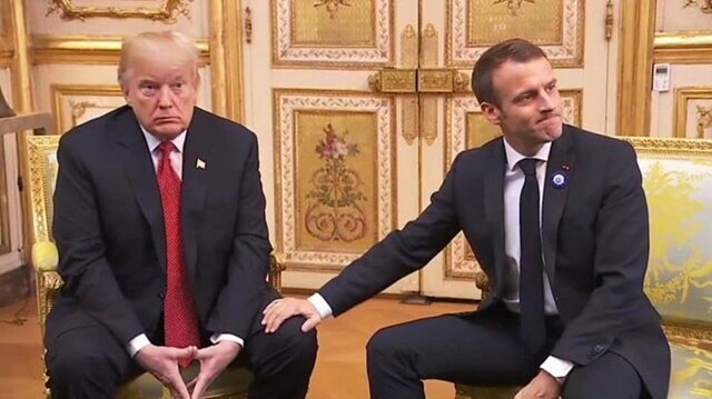 پیام ماکرون به ترامپ درباره ایران، سوریه و گرینلند