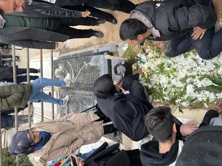 اولین تصویر از محل خاکسپاری رضا رویگری
