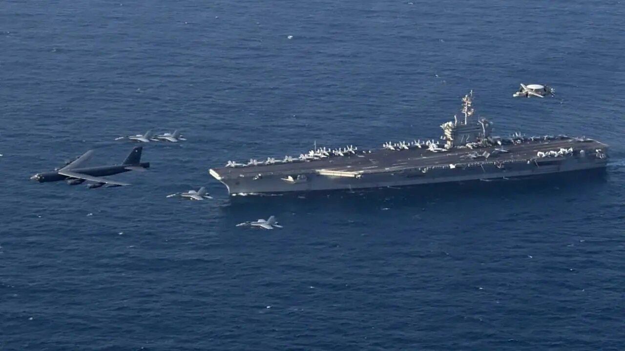 یک ناو هواپیمابر دیگر آمریکا به سمت ایران حرکت کرد