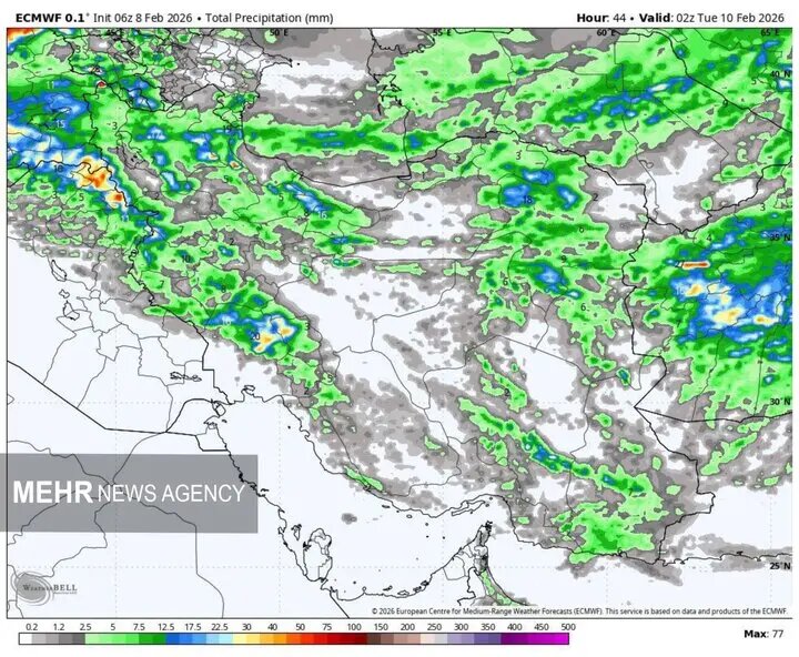 تا پایان هفته مردم ۲۰ استان رنگ آفتاب را نمی‌بینند