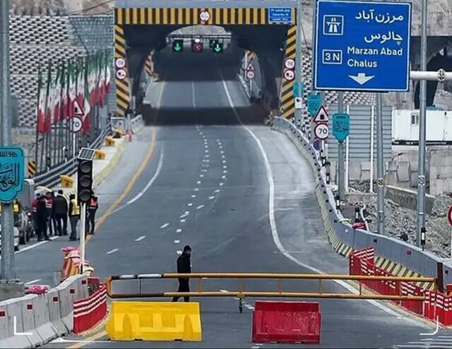 چالوس و آزادراه تهران–شمال یک طرفه شد