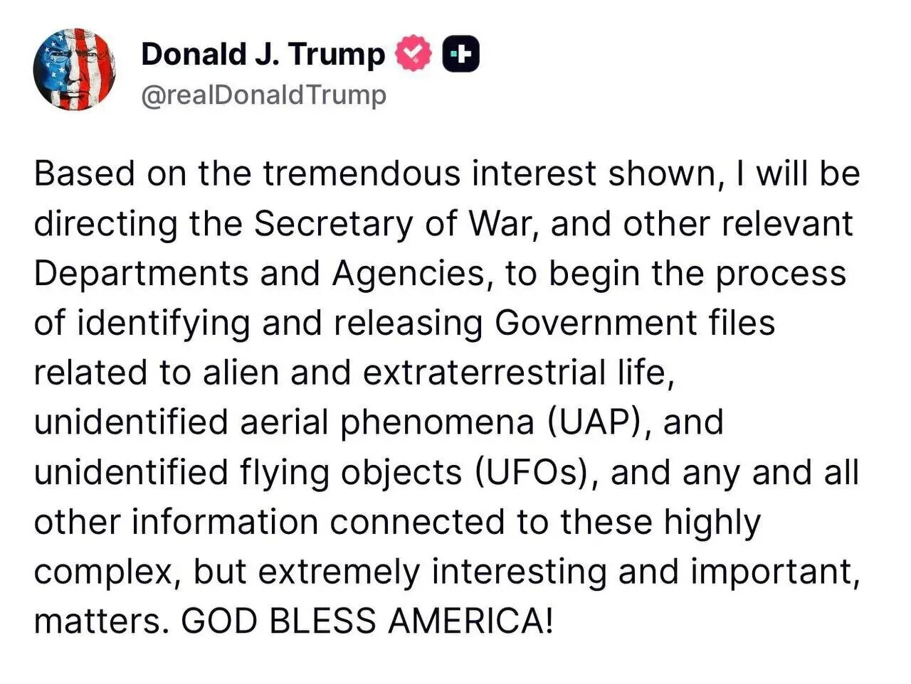 ترامپ یک فرمان مهم به پنتاگون صادر کرد