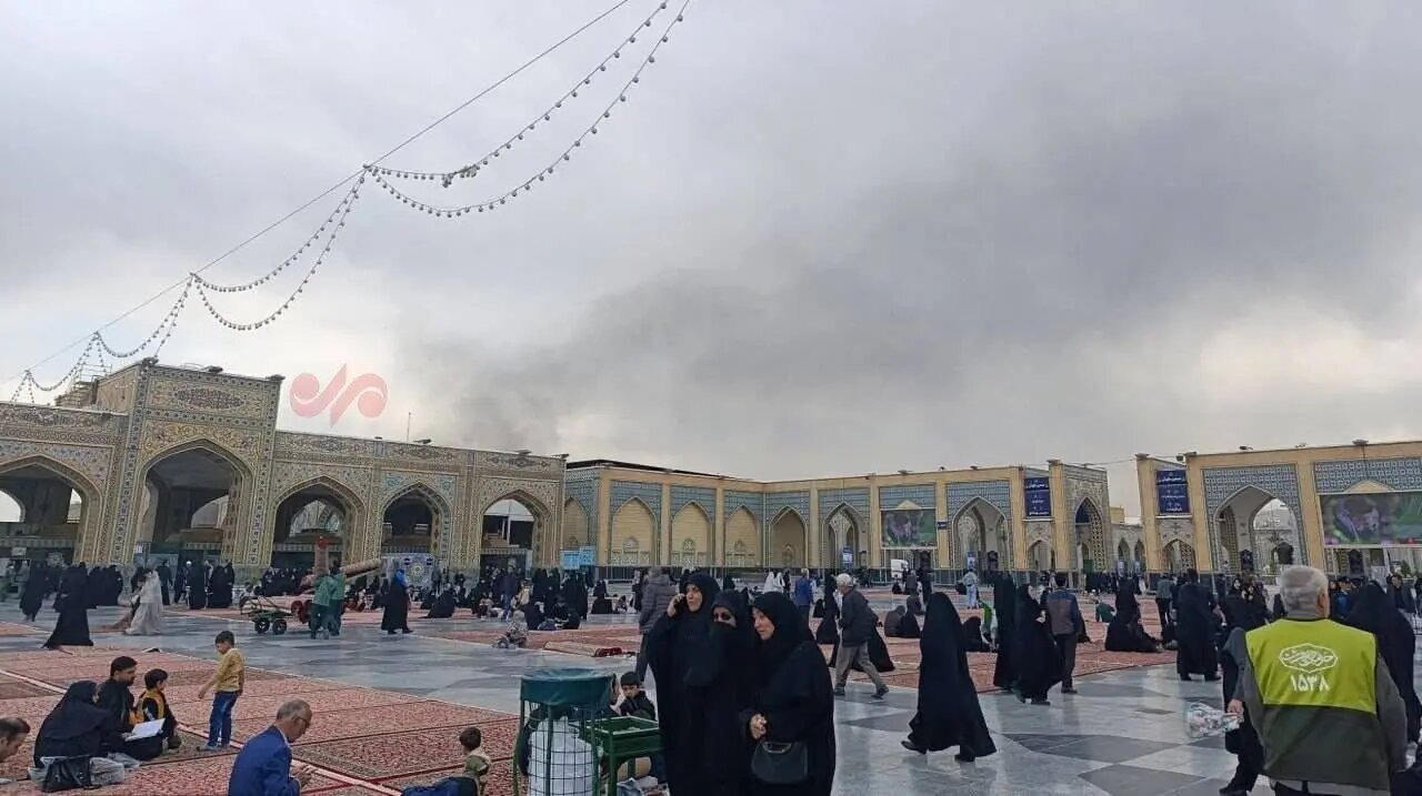 منشا دود غلیظ در اطراف حرم رضوی مشخص شد