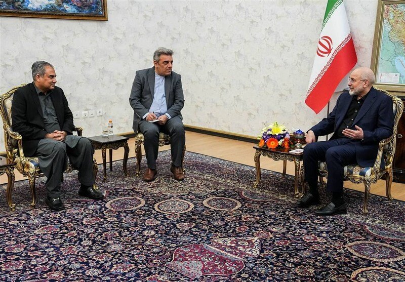 قالیباف: مردم و مقامات ایران از پشتیبانی پاکستان قدردانی می‌کنند