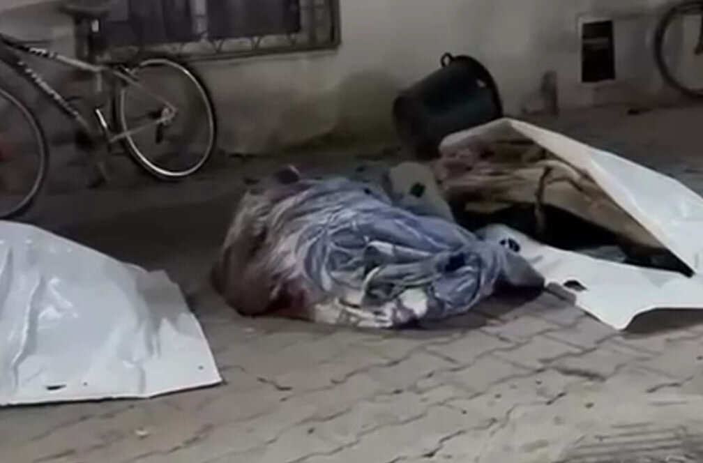 ویدیو| فاجعه پس از حمله اسرائیل؛ جنازه‌ها روی زمین...
