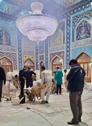 عکسی از آرامگاه ابدی رهبر شهید انقلاب در رواق دارالذکر منتشر شد