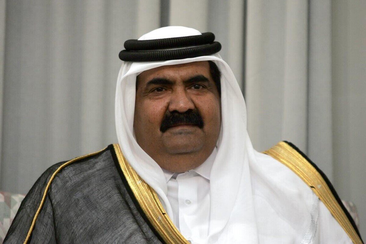 پیکر امیر سابق قطر به خاک سپرده شد