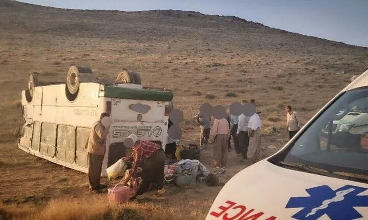 جزئیات تازه از حادثه سقوط مرگبار مینی‌بوس در جاده کاشمر