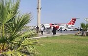 فرودگاه قشم فرمان آماده باش صادر کرد
