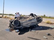 واژگونی مرگبار خودروی حامل اتباع غیرمجاز