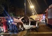 ویدیو| تصادف مرگبار با تجمع‌کنندگان مردمی در مشهد