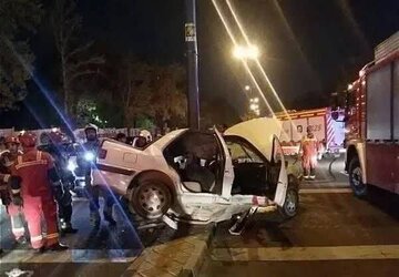 ویدیو| تصادف مرگبار با تجمع‌کنندگان مردمی در مشهد
