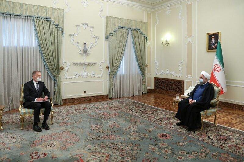 روحانی: همکاریهای ایران و آلمان باید بدون توجه به تحریمهای آمریکا گسترش یابد روحانی: همکاریهای ایران و آلمان باید بدون توجه به تحریمهای آمریکا گسترش یابد