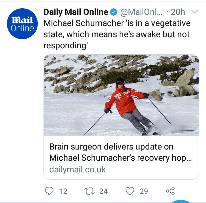 وضعیت مایکل شوماخر پس از ۷ سال کُما!