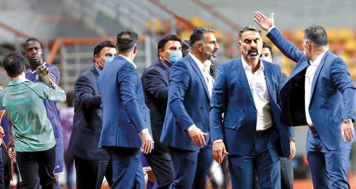 درگیری لفظی سرمربی استقلال با دیاباته+عکس