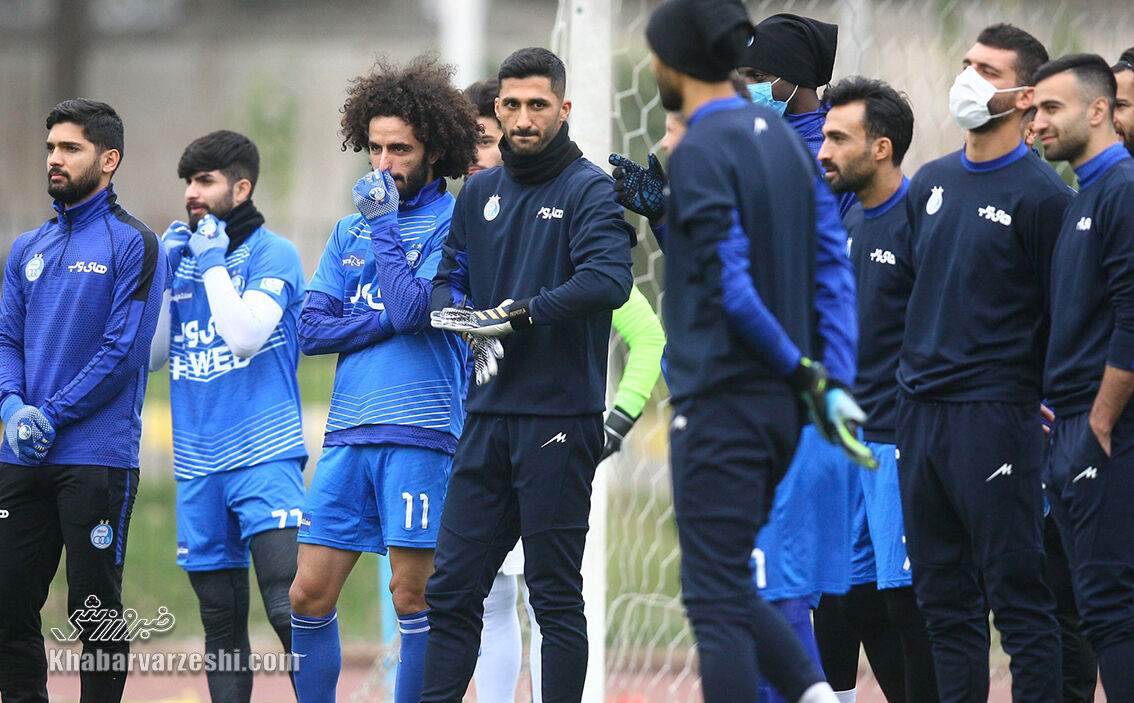 بازگشت فرشید اسماعیلی و غیبت ۲ بازیکن در تمرین استقلال