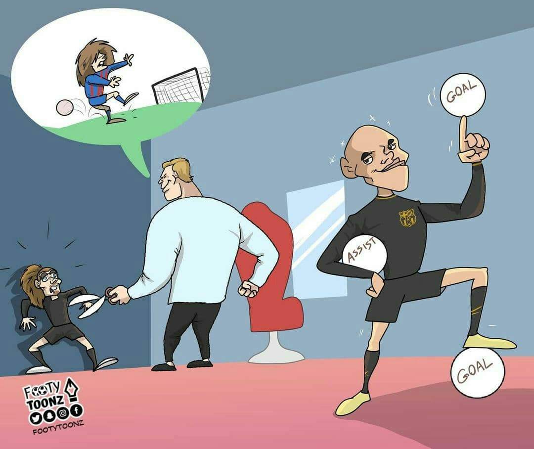 ببینید: کومان به جان موهای گریزمان افتاد!