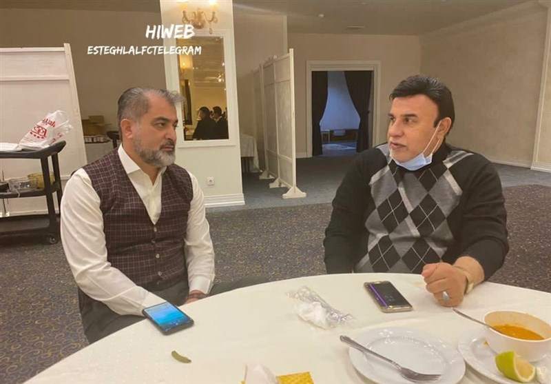 حضور خلیل‌زاده در اردوی استقلال
