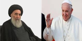پاپ فرانسیس با آیتالله سیستانی دیدار میکند پاپ فرانسیس با آیتالله سیستانی دیدار میکند