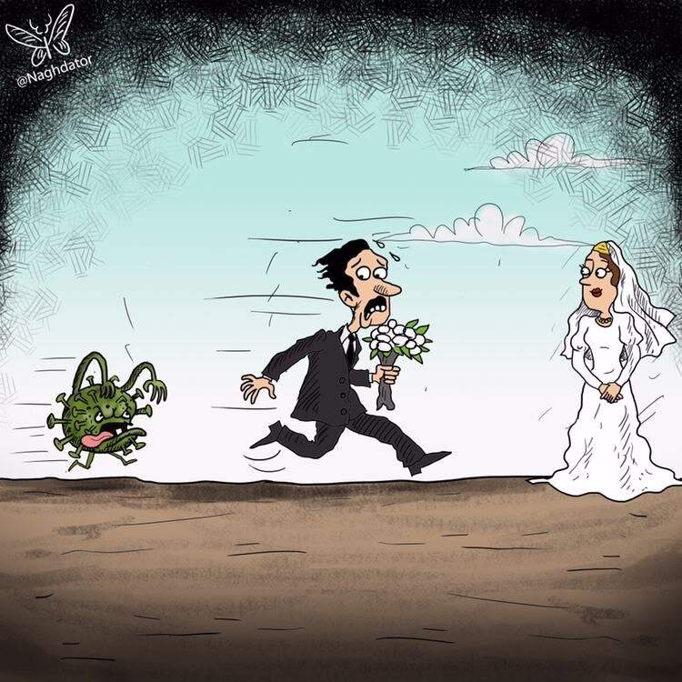 ببینید: ازدواج با طعم کرونا!