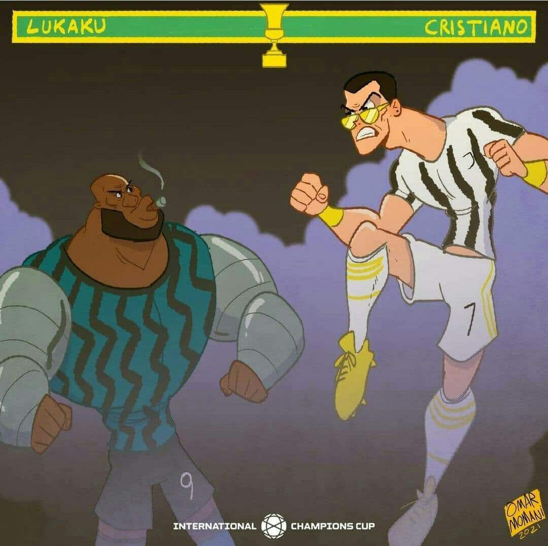 ببینید: جدال حساس رونالدو و لوکاکو