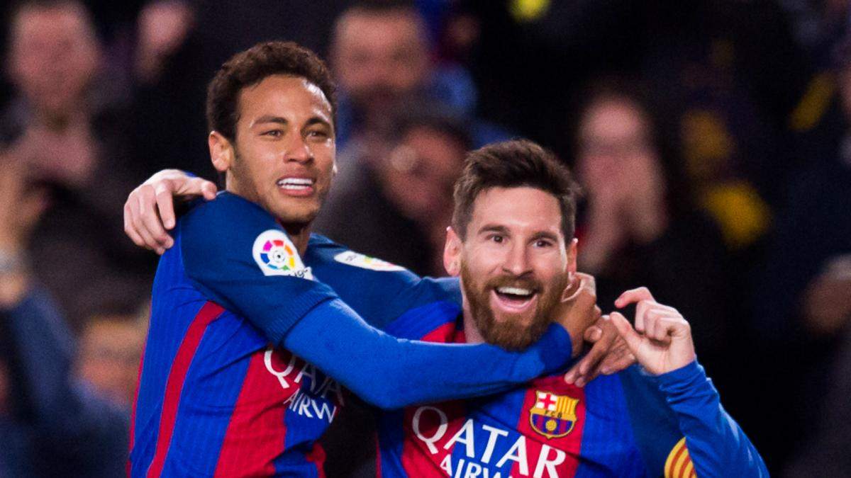 تماس نیمار با مسی؛ باید به PSG بیایی لئو!