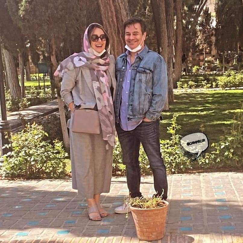 تصویر جدید پیمان قاسم‌خانی و همسرش
