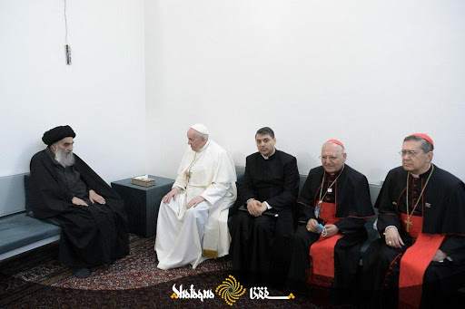 پرسش کیهان از پاپ فرانسیس پس از دیدار آیت‌الله سیستانی